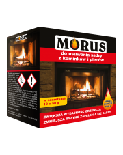 BROS Morus - proszek do usuwania sadzy z kominków i pieców 10 x 50 G