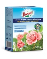 FLOROVIT nawóz super długo działający róże i inne kwiaty ogrodowe 300 G