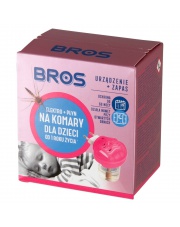 BROS elektro + płyn na komary dla dzieci od 1 roku życia 