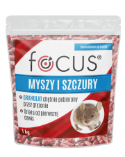 FOCUS Trutka na myszy i szczury - granulat 1 KG