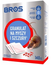 BROS granulat na myszy i szczury 140 G