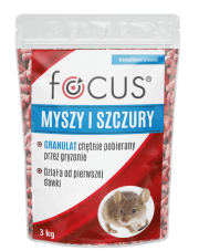 Focus Trutka na myszy i szczury - granulat 3 KG