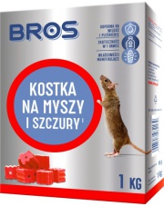 BROS kostka na myszy i szczury 1 KG